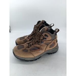 Vasque 7466 Mens 9W Gore-Tex Waterproof Hiking Boots Vibram Brown Leather s4
